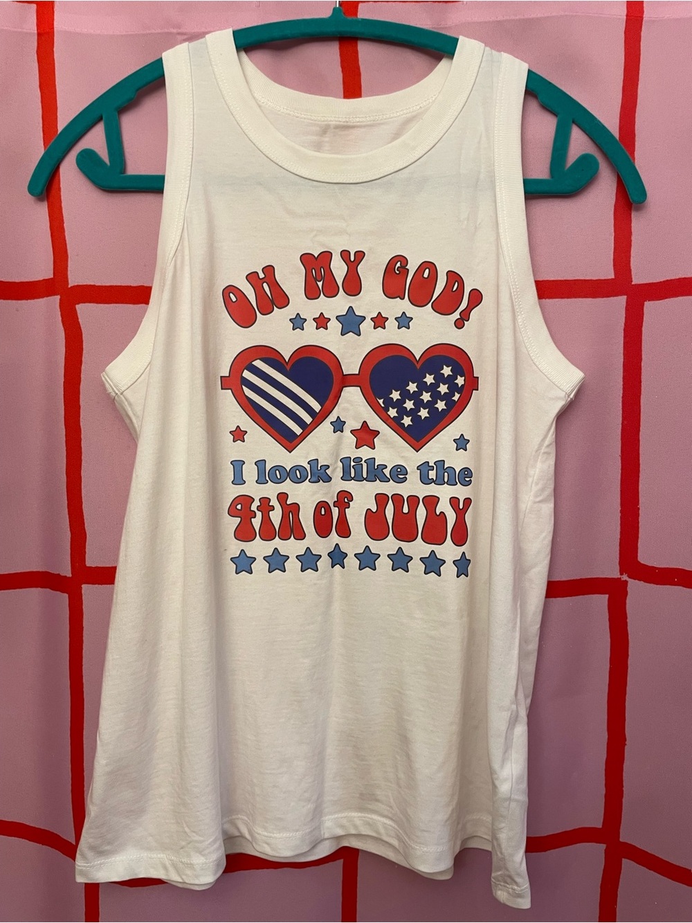 Patriotic Graphic Tank Top